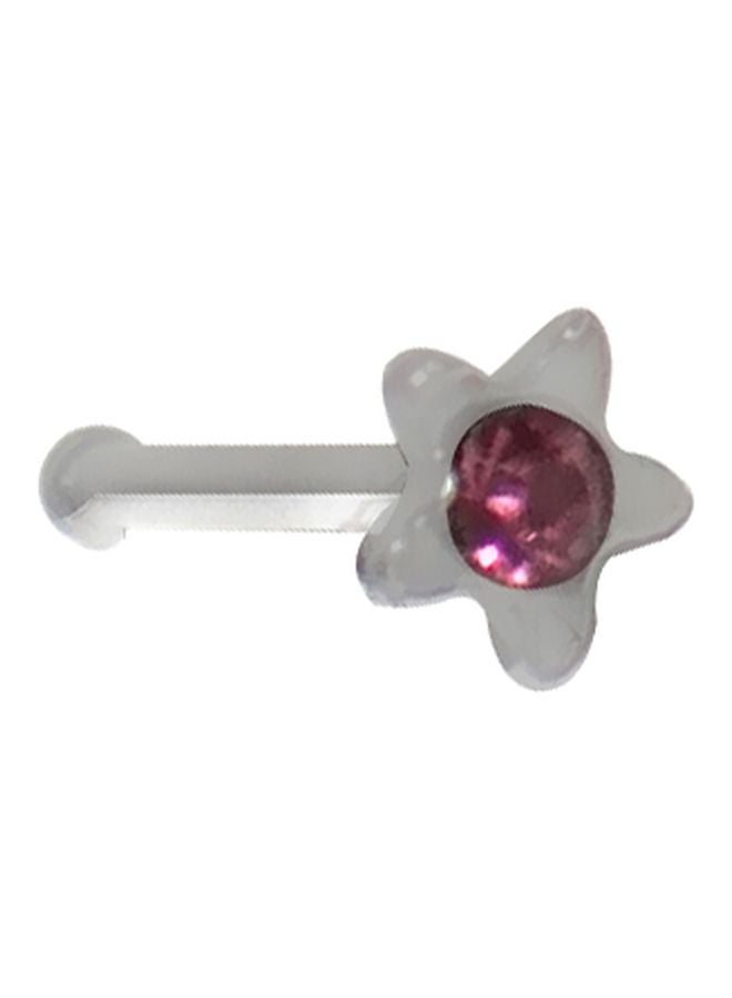 سي-بو حلقة أنف على شكل نجمة مرصع بالأحجار