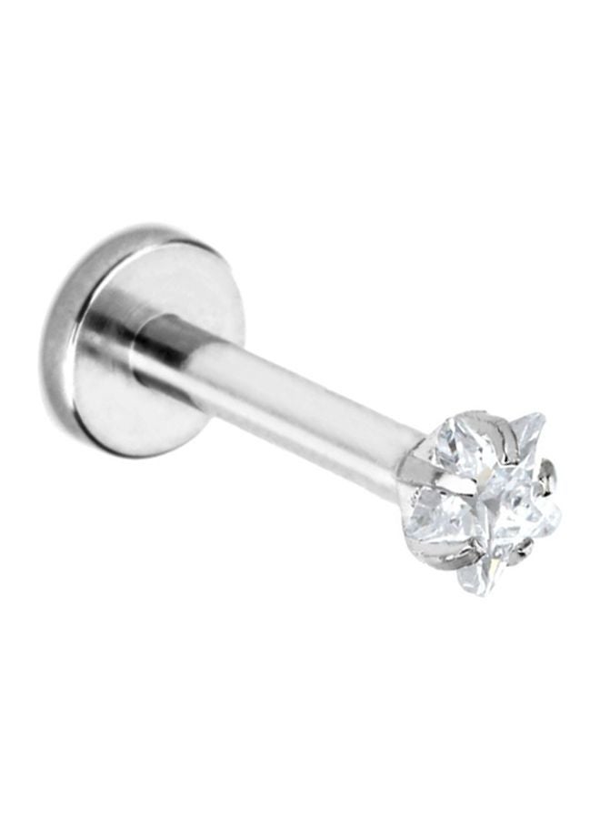 C-bo - Crystal Studded Labret Stud - Image 1