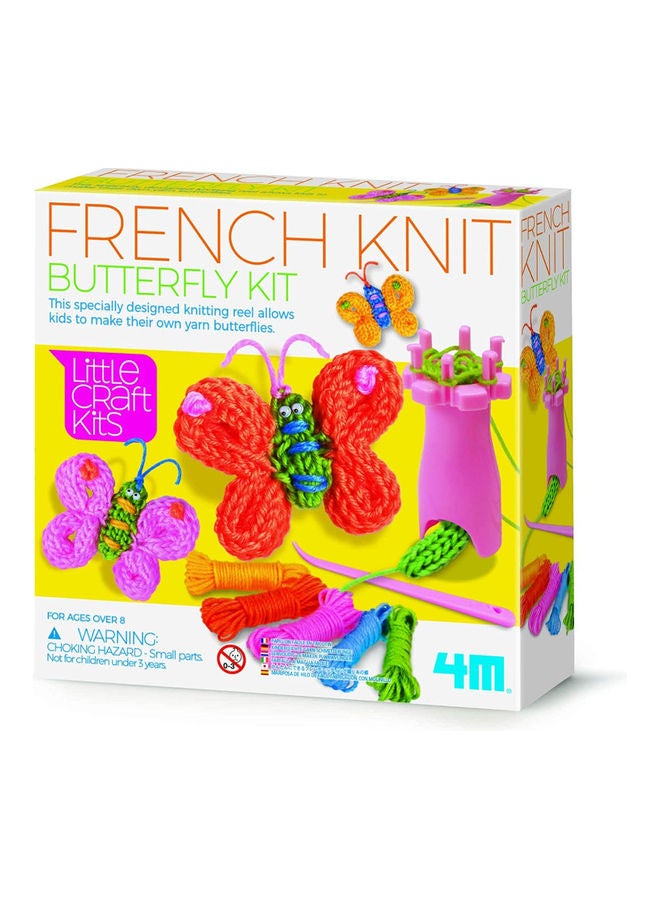 4m Little Craft French Knit Butterflies Kit 17cm  - Image 2