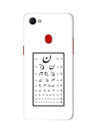 F7 Case Slim Snap Basic Series Customized Mobile Cover Hard Pc Shield Matte Finish Print - Eye Test Multi Color - v1601220232/N40569947A_1