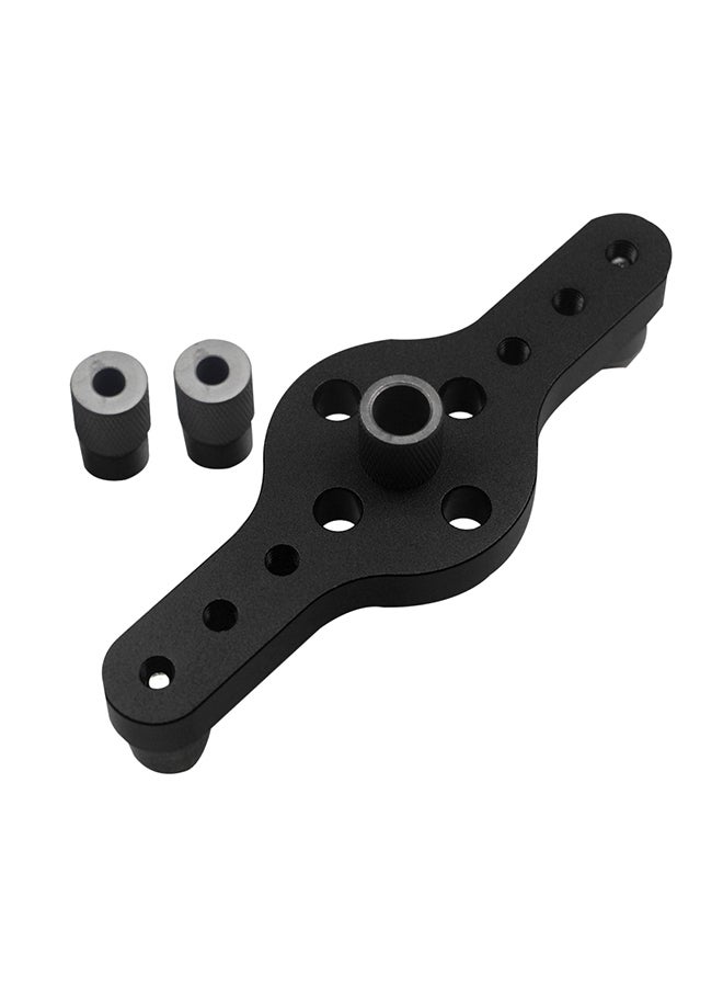 Woodworking Punching Hole Self Centering Drill Guide Tool Black 18x4x8cm 