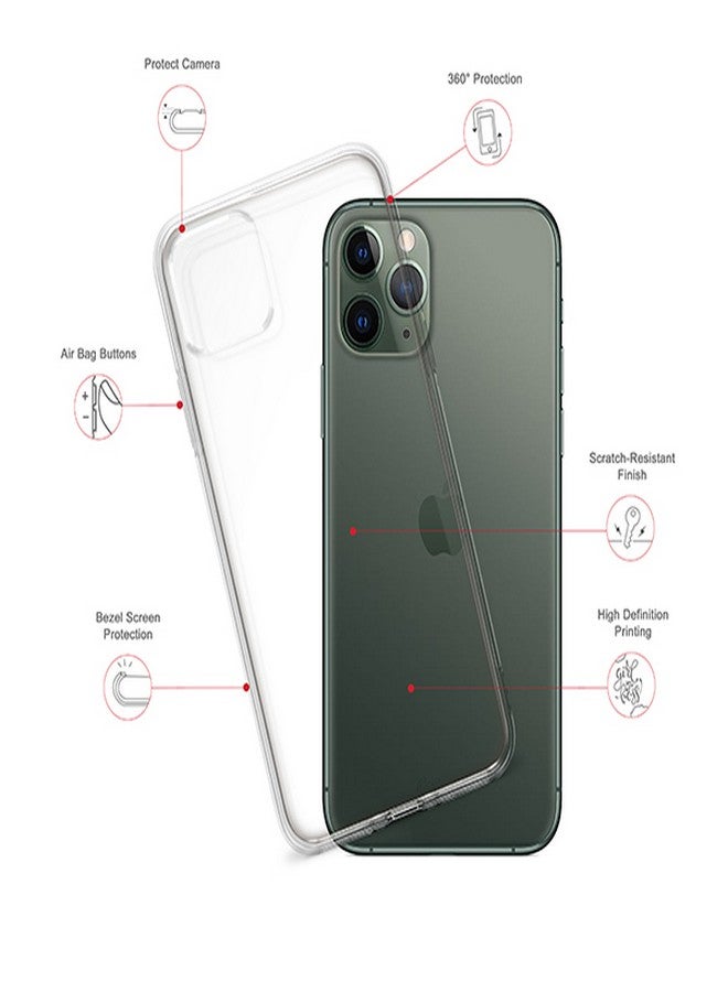Stylizedd Classic Clear Soft TPU Gel Thin Flexible Case For iPhone 11 Pro - Haq  - Image 2