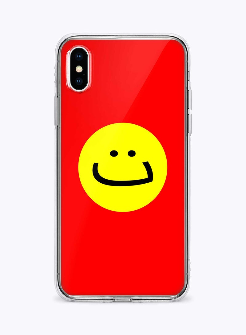 Stylizedd - Classic Clear Soft TPU Gel Thin Flexible Case For iPhone XS Max  - Ta Smile Full Print - Image 1