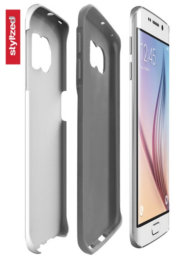 ستايلايزد غطاء حماية بطبقة ثنائية مصنوع من مزيج البولي كربونات والبولي يوريثان الحراري بطبعة كلمة 'بطيخ' لهاتف سامسونج جالاكسي S6 إيدج - Image 2