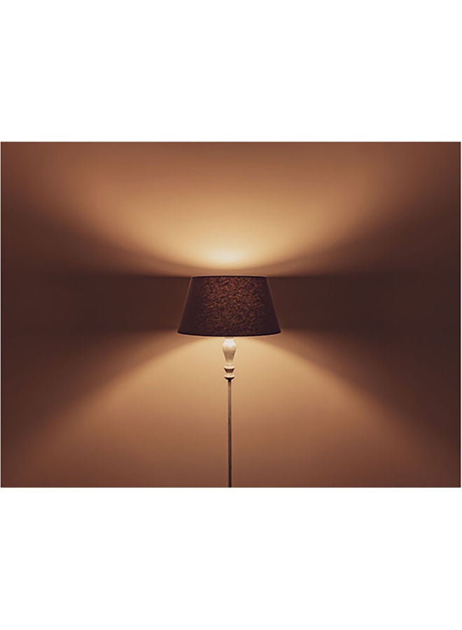 Fast Print Lamp Themed Self Adhesive Wall Sticker Beige/Brown/White 140x105cm