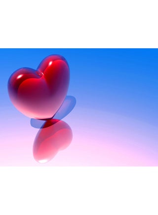 Heart Themed Self Adhesive Wall Sticker Blue/Pink/Red 140x105cm - v1601254079/N40804148A_1