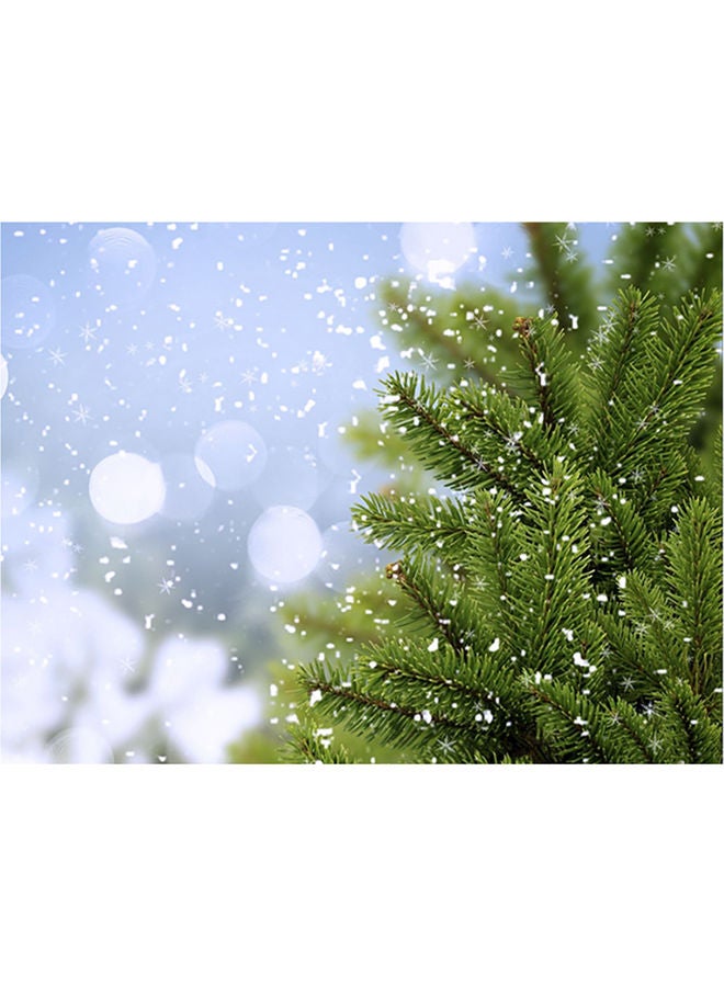 فاست برينت ملصق جداري ذاتي اللصق شكل شجرة أخضر/أبيض 140x105سم