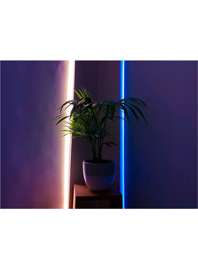 فاست برينت ملصق جداري بتصميم نباتات وردي/أزرق/أخضر 140x105سم