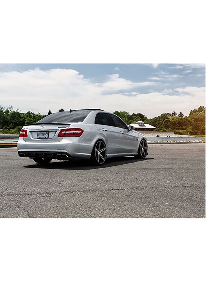 Mercedes Benz Themed Wall Sticker White/Blue/Green 140x105cm