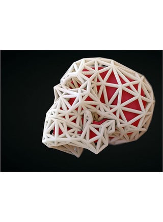 Skull Themed Wall Sticker Black/Red/White 140x105cm - v1601264894/N40808334A_1