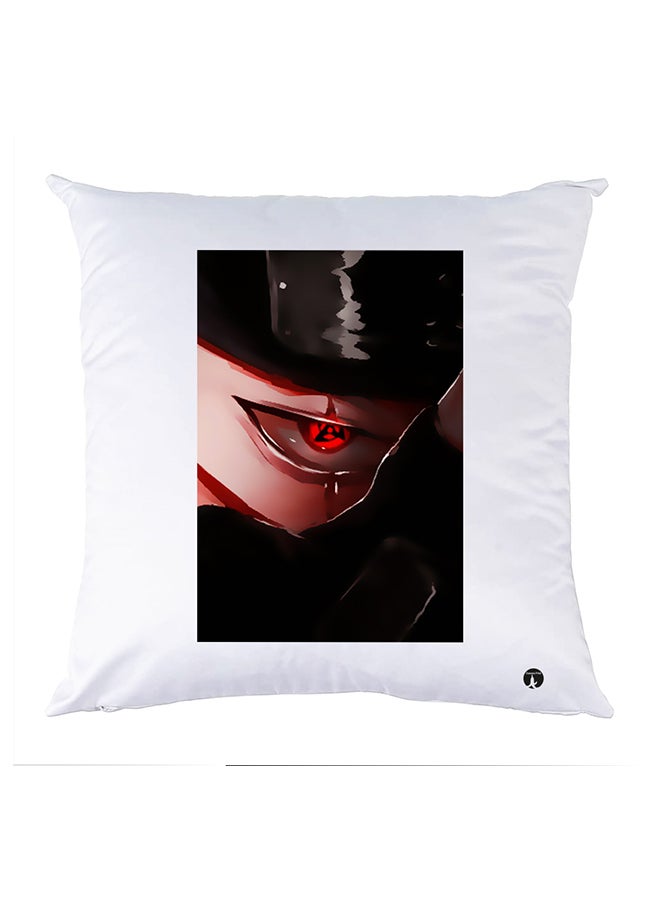 بي بي وسادة نوم مزينة بطبعات أبيض 30x30سم