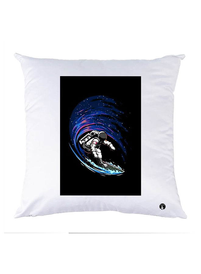 بي بي وسادة نوم مزينة بطبعات أبيض 30x30سم