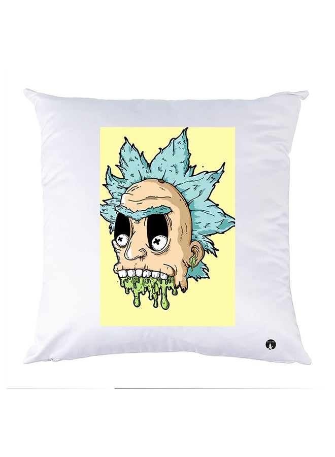 بي بي وسادة نوم مزينة بطبعات أبيض 30x30سم