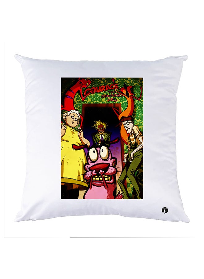 بي بي وسادة نوم مزينة بطبعات أبيض 30x30سم