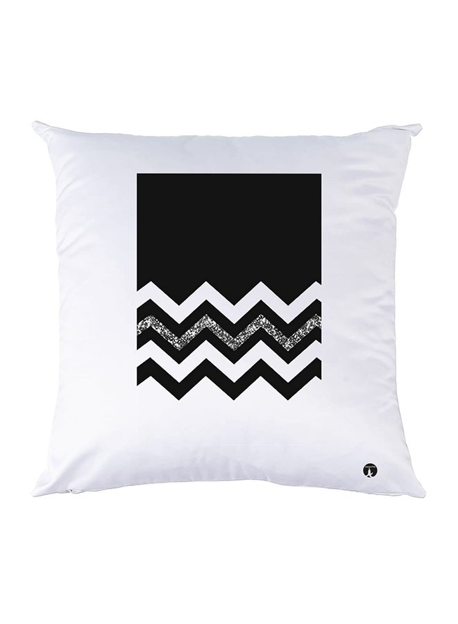 بي بي وسادة نوم مزينة بطبعات أبيض 30x30سم