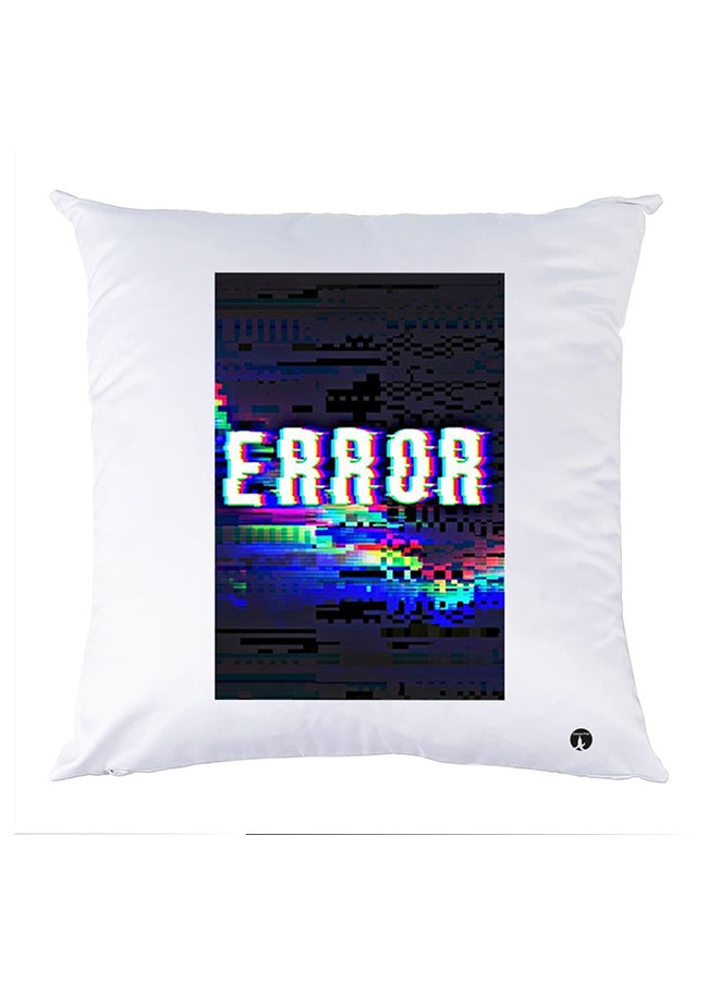 بي بي وسادة نوم مزينة بطبعات أبيض 30x30سم