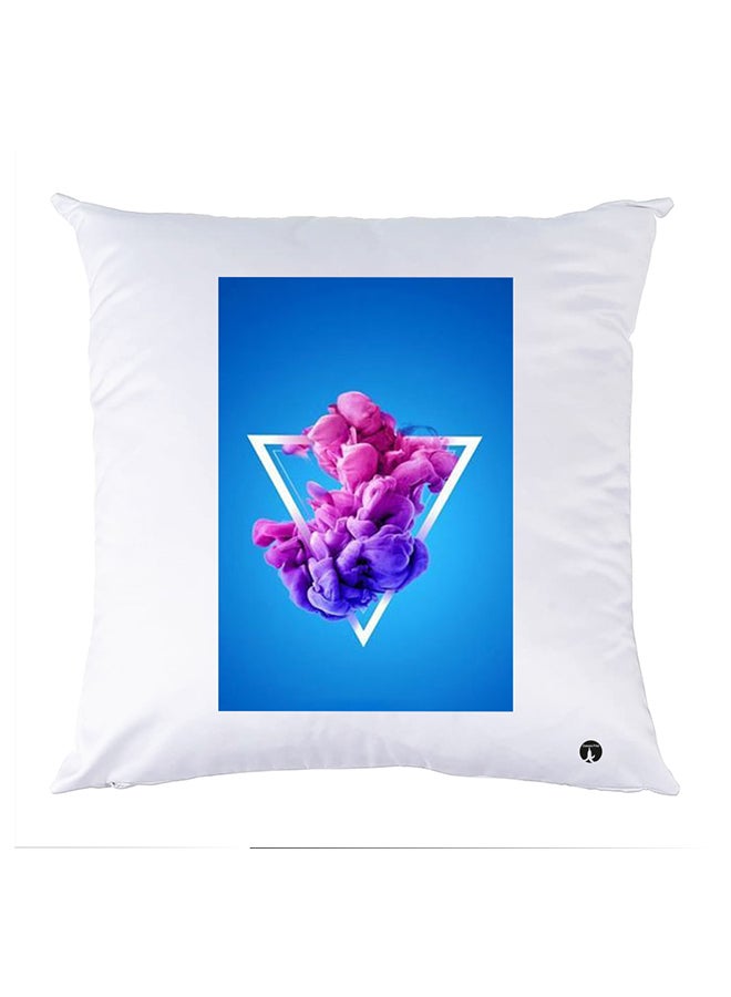 بي بي وسادة نوم مزينة بطبعات أبيض