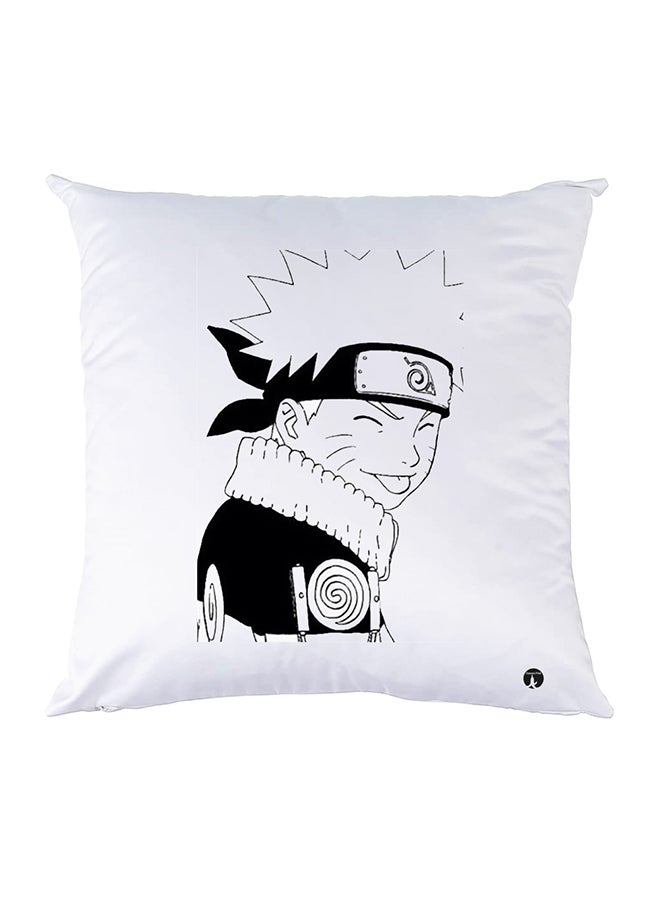 BP Printed Pillow White 30x30cm