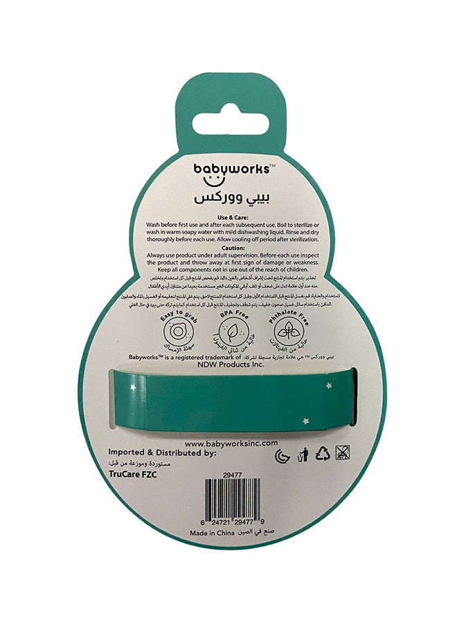 Babyworks Bibibaby Teething Ring Kenny Koala - Mint And Grey  - Image 3