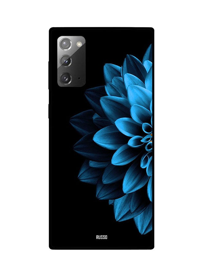 RUSSO Protective Case Cover For Samsung Galaxy Note 20 Black/Blue 