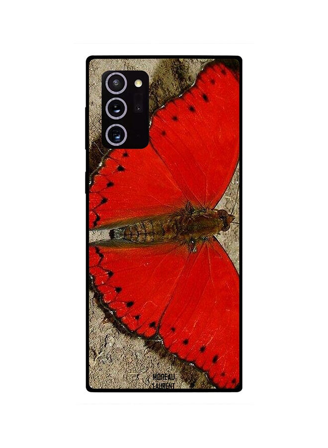Moreau Laurent Protective Case Cover For Samsung Galaxy Note 20 Ultra Red/Brown