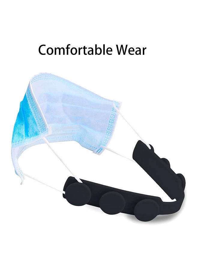 6-Piece Adjustable Anti-Slip Mask Strap Extension Ear Hook Set Multicolour