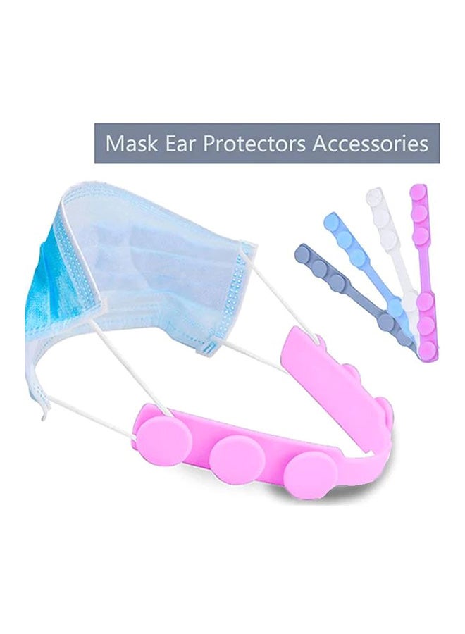 10-Piece Adjustable Anti-Slip Mask Strap Extension Ear Hook Set Pink - Image 5