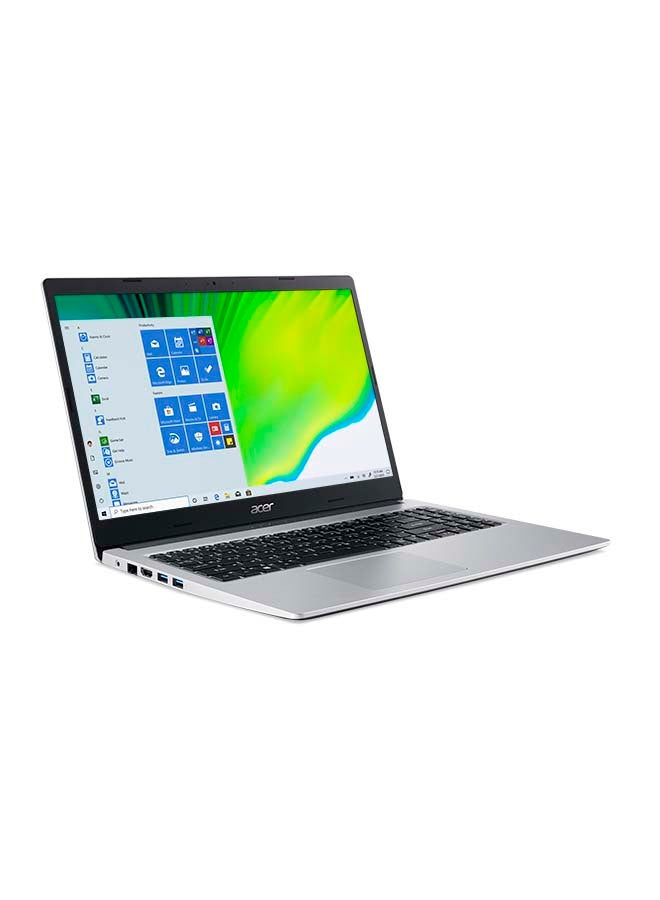 A3 Laptop With 14-Inch Full HD Display, AMD Ryzen 3 3250U Processer/8GB RAM/256GB SSD/Intel UHD Graphics/Windows 10 English Silver