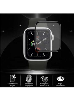 Foxcon 3Piece Silk Film Tampered Glass Screen Protector For Apple Watch 6 44mm Clear  - Image 2