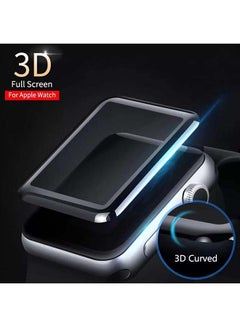 Foxcon 3Piece Silk Film Tampered Glass Screen Protector For Apple Watch 6 44mm Clear  - Image 3