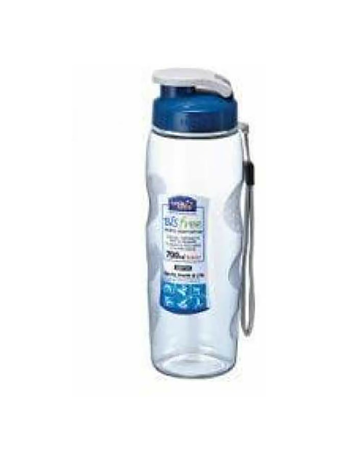 Sport Plastic Water Bottle Clear/Blue 700ml - v1601291379/N40788034A_1