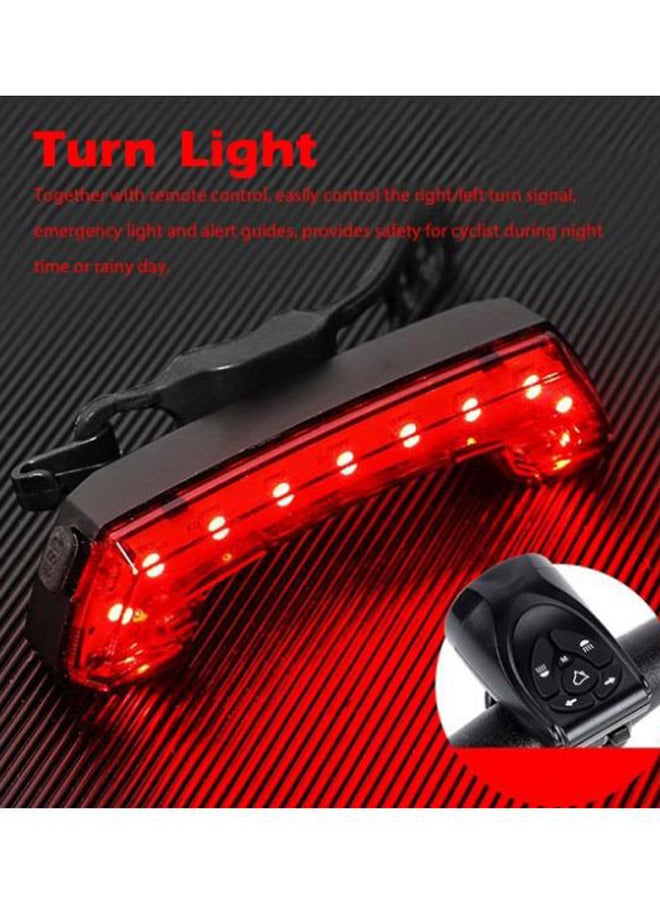 ويست بايكنج ضوء دراجة خلفي مزود منفذ USB للشحن بجهاز تحكم عن بعد Tail Light (10x2.8), Remote Control (5.8x3.6)سم  - Image 2
