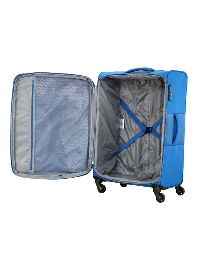 AMERICAN TOURISTER - Duncan 4-Wheels Soft Medium Check-In Luggage Trolley Blue - Image 1