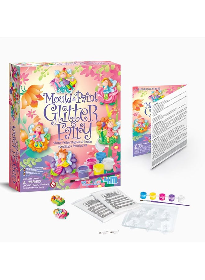 4M لعبة قوالب لامعة بتصميم جنيات مزودة بأدوات للطلاء - Image 1
