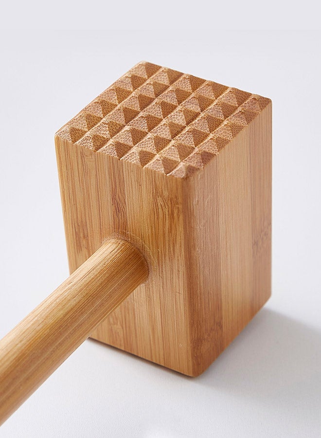 Home Box Bamboo Meat Tenderizer Beige 35cm - Image 3