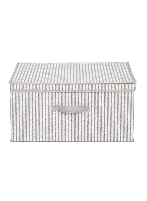 Ebase Rectangular Storage Box Grey/White Standard