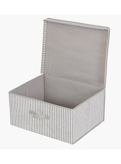 Home Box Ebase Rectangular Storage Box Grey/White Standard  - Image 2
