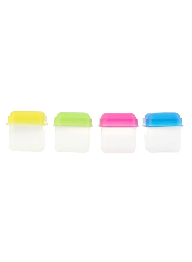 Home Box Set Of 8 Mini Storage Container Multicolour 15centimeter