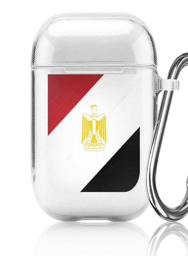 ستايلايزد غطاء حماية بطبعة علم مصر لسماعة أبل آيربودز 1/2 متعدد الألوان - Image 1