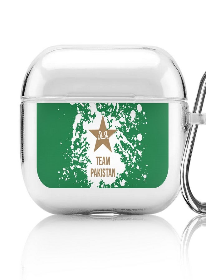 ستايلايزد علبة مزينة بعبارة "Team Pakistan" لسماعات أبل آيربودز برو متعدد الألوان - Image 1
