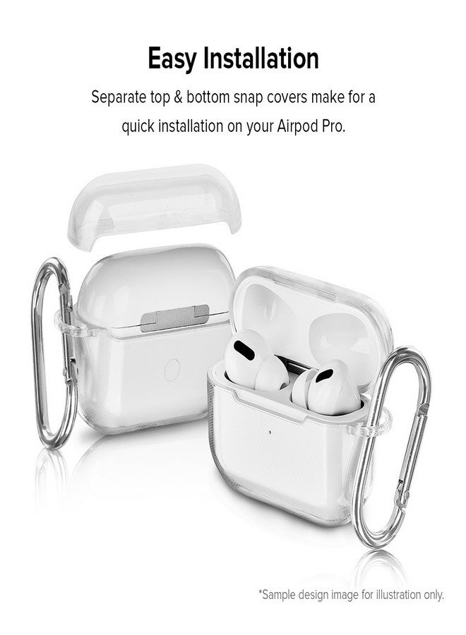 Stylizedd Keep Clam And Eat Printed Case Cover for Apple AirPods Pro Multi Color - Image 3