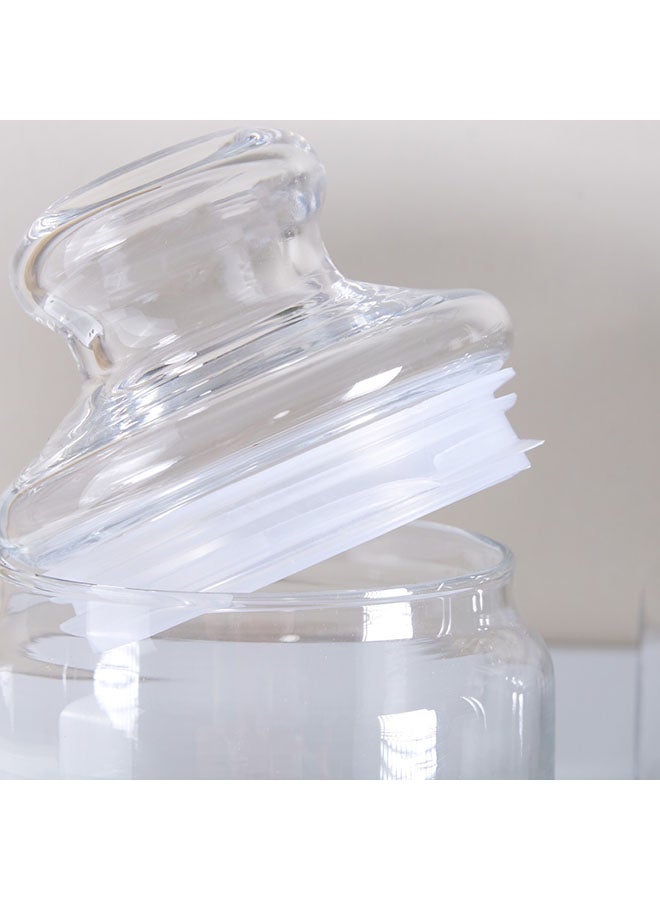 Home Box - Set Of 2 Ocean Pop Jar With Glass Lid Clear 300ml - Image 1