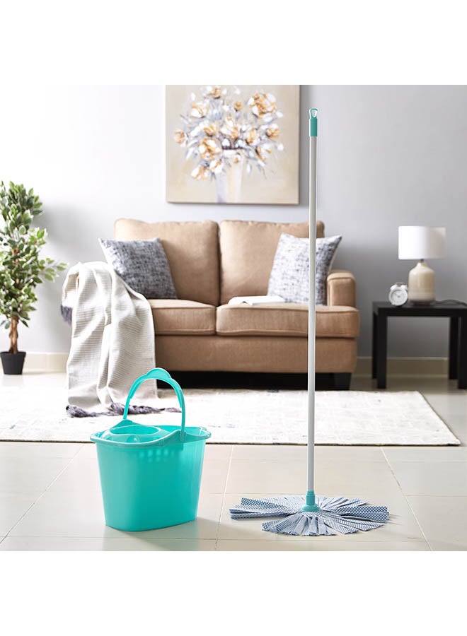 Home Box - Alina Mop Bucket with Wringer Blue - Image 1