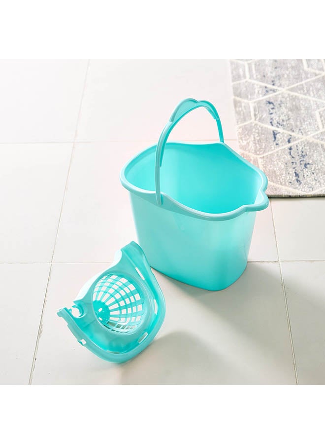 Home Box - Alina Mop Bucket with Wringer Blue - Image 1