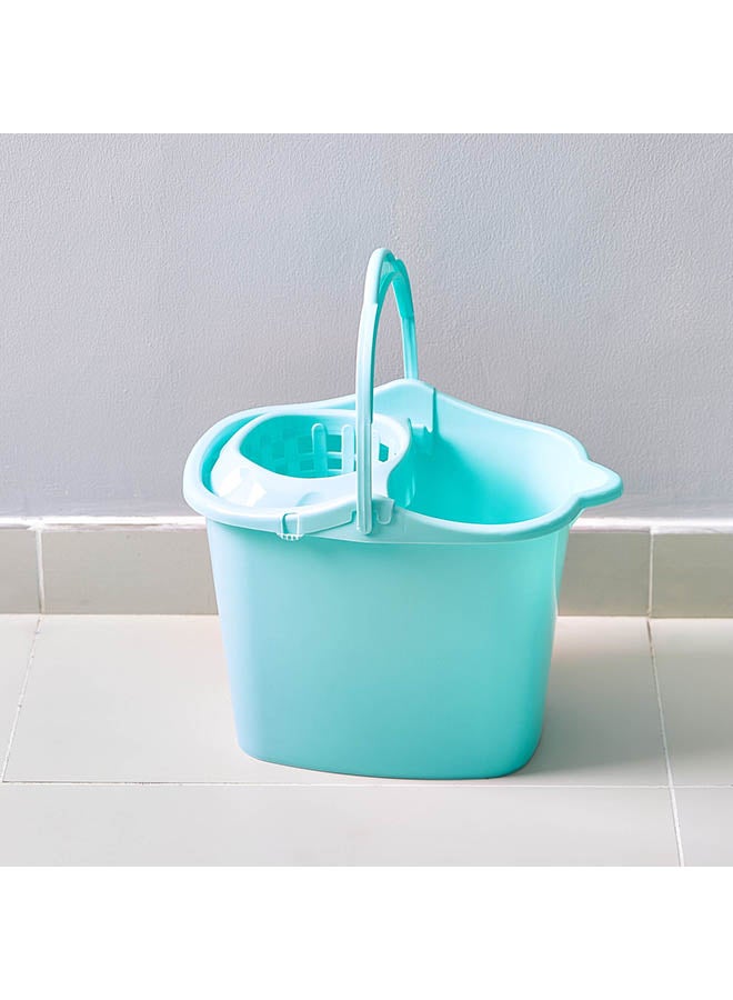 Home Box - Alina Mop Bucket with Wringer Blue - Image 1