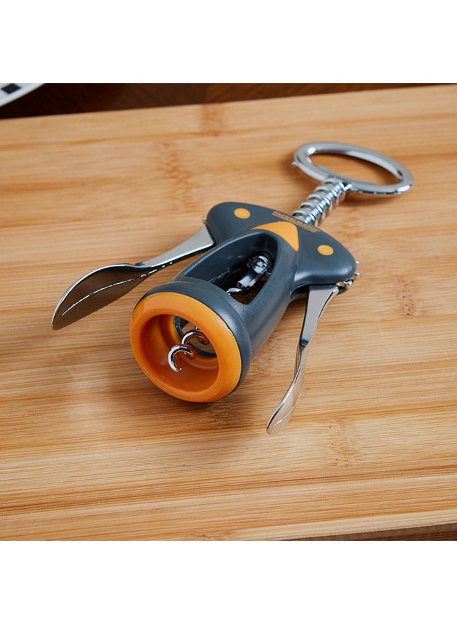 Home Box Metal Corkscrew Black/Silver/Orange - Image 2