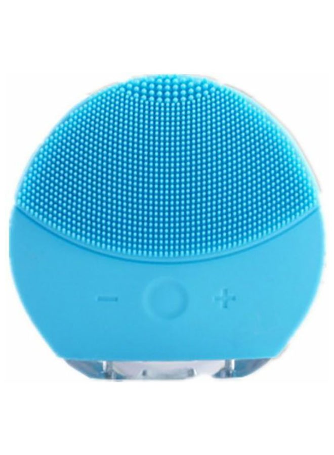 فرشاة تدليك وتنظيف الوجه مزودة بمنفذ USB للشحن أزرق 132جرام - Image 1