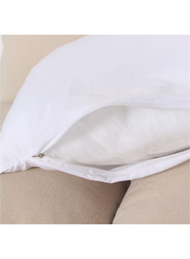 ريغال إن هاوس وسادة زينة مطبوع عليها عبارة "Ramadan Kareem" أبيض/ذهبي 30x50سم - Image 2