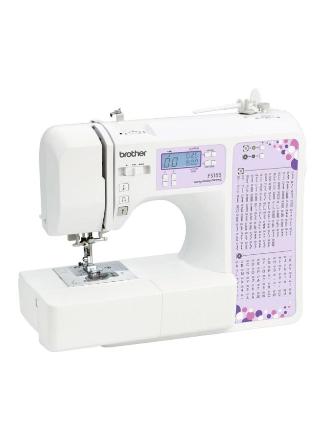 brother - FS155 Computerized Sewing Machine White/Pink - Image 1