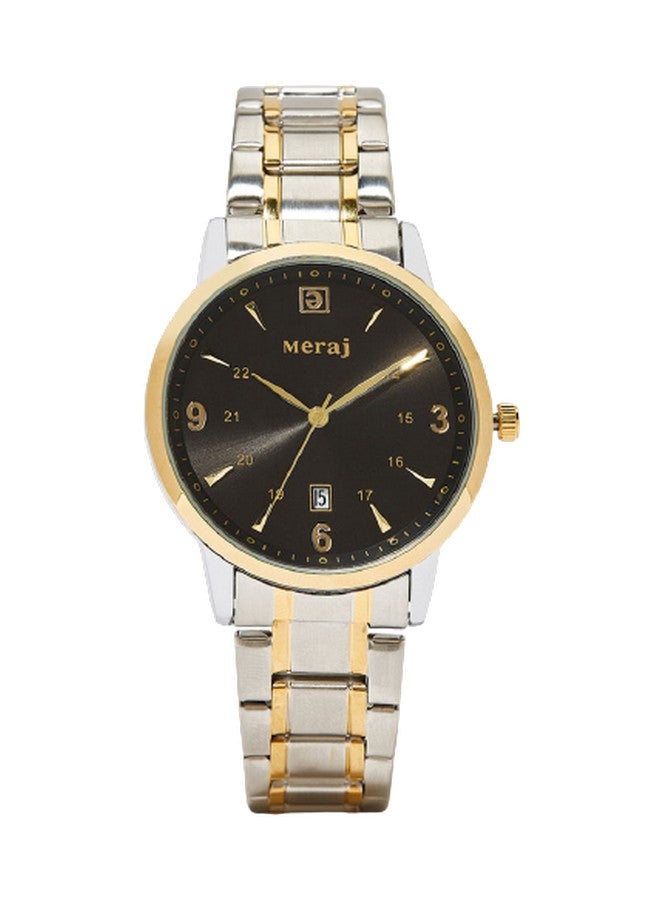 MERAJ Men's Office Wear Analog Watch MJ542 - 42 mm - Dual Tone - Image 1
